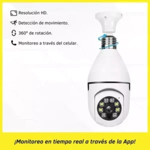 Cámara De Seguridad Foco Con Wifi Oryx Cc103