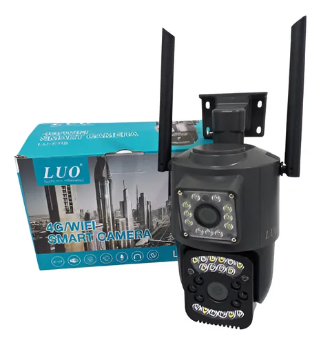 Camara De Seguridad – Luo E115 Wifi- Con Visor De 360 Negro - Vista adicional