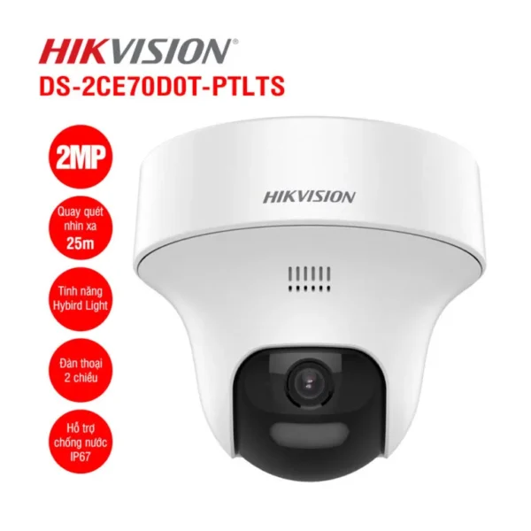Cámara de Vigilancia PT Hikvision DS-2CE70D0T-PTLTS - Vista adicional