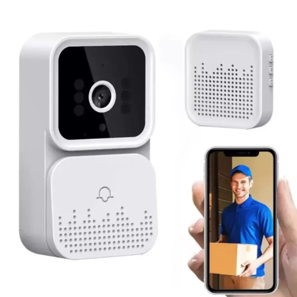 Timbre Inalambrico Mini Doorbell Con Cámara WIFI