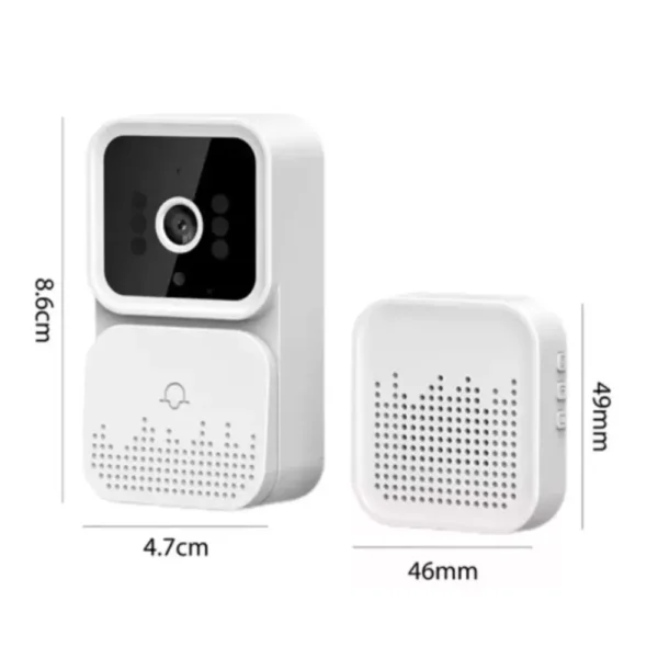 Timbre Inalambrico Mini Doorbell Con Cámara WIFI - Vista adicional