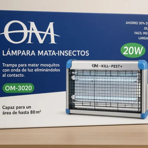 Lampara OM Led Mata Moscas Y Mosquitos Insectos OM-3020