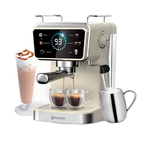 Cafetera Expresso Digital Capsulas 1,5 L 1350 W Color Crema Suono