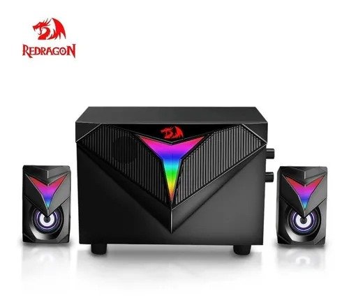 Parlante Redragon Gs700 Toccata Gaming Aux 3.5mm Rgb 2.1