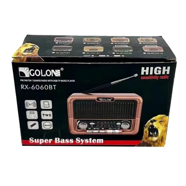 Radio Golon RX-6060BT Con Bluetooth