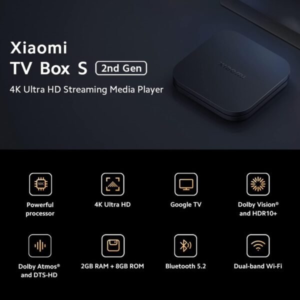 Xiaomi Mi Tv Box S 2nd Control De Voz 4k 8gb